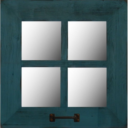 18" Square (4-Pane) Window Mirror
