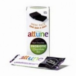 Attune Foods Dark Chocolate Probiotic Bar (4x7x.7 Oz)